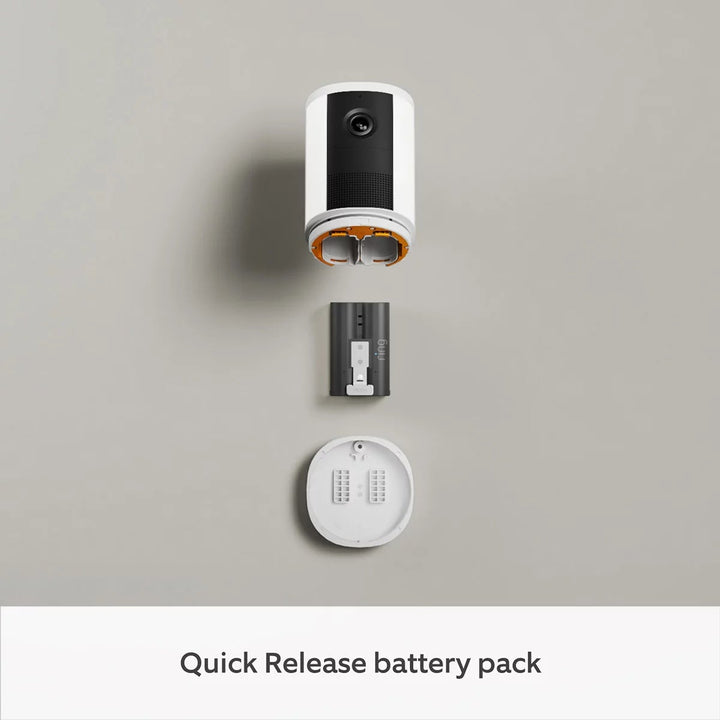 Ring Spotlight Cam (2nd Gen) - Battery White Security Camera - 2 Pack