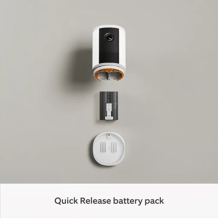 Ring Spotlight Cam (2nd Gen) - Battery White Security Camera - 2 Pack