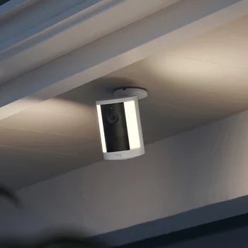 Ring Spotlight Cam (2nd Gen) - Battery White Security Camera - 2 Pack
