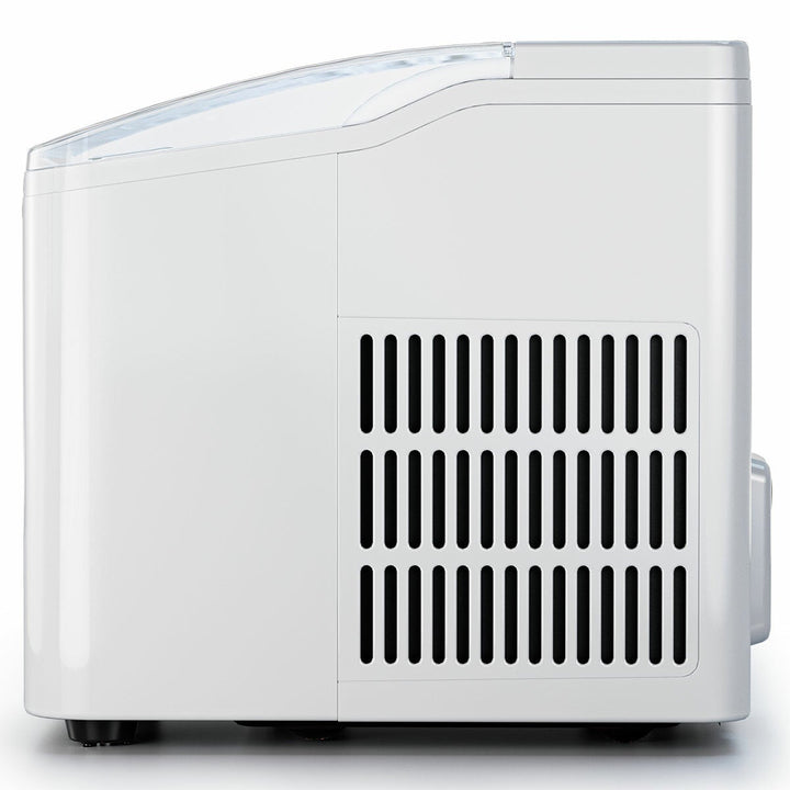 Pro Breeze 2L Countertop 15kg Ice Cube Maker in White
