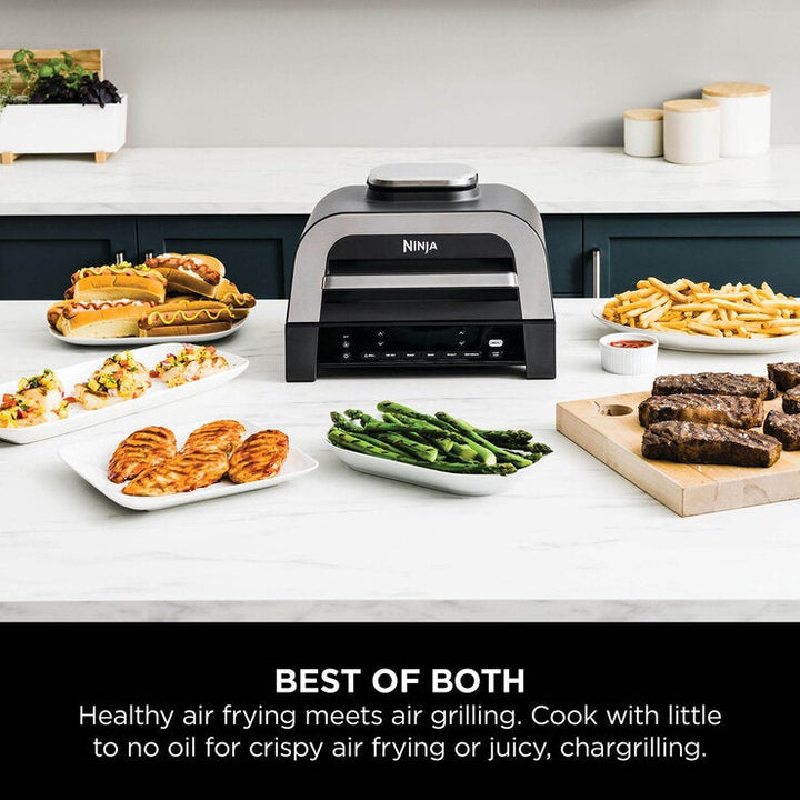 Ninja DG551UK 6-in-1 MAX Grill &amp; Air Fryer in Grey