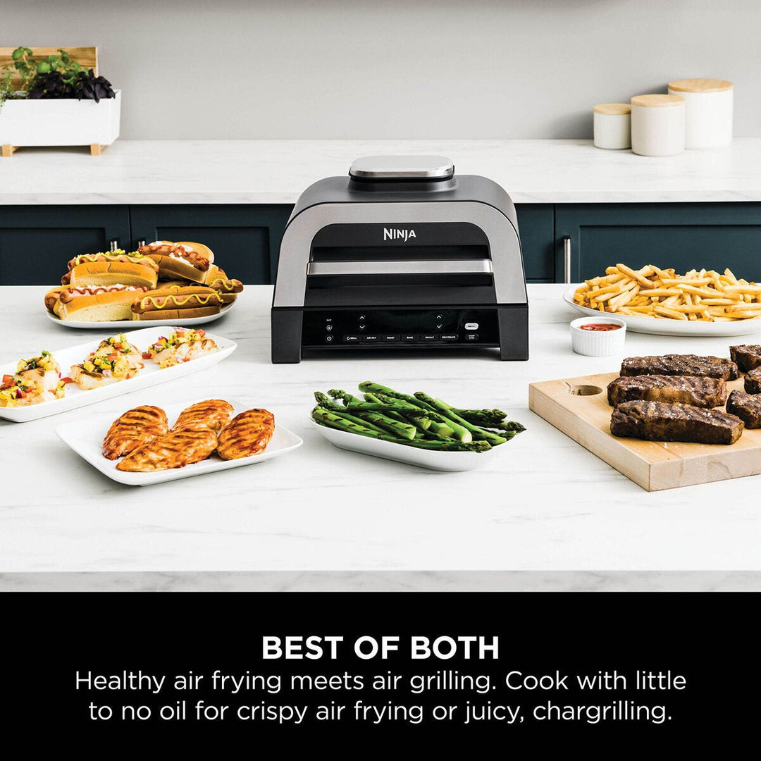 Ninja DG551UK 6-in-1 MAX Grill &amp; Air Fryer in Grey