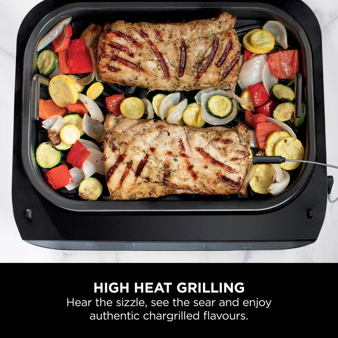 Ninja DG551UK 6-in-1 MAX Grill &amp; Air Fryer in Grey