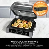 Ninja DG551UK 6-in-1 MAX Grill &amp; Air Fryer in Grey