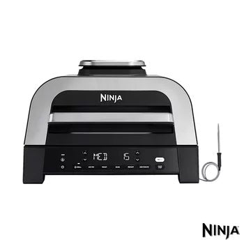 Ninja DG551UK 6-in-1 MAX Grill &amp; Air Fryer in Grey