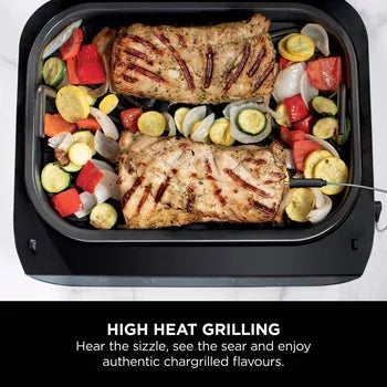 Ninja DG551UK 6-in-1 MAX Grill &amp; Air Fryer in Grey