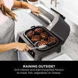 Ninja DG551UK 6-in-1 MAX Grill &amp; Air Fryer in Grey
