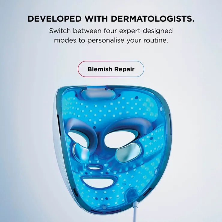 Shark FW312UKPL CryoGlow Under-Eye Cooling &amp; LED Anti-Ageing &amp; Blemish Repair Mask in Lilac Chill