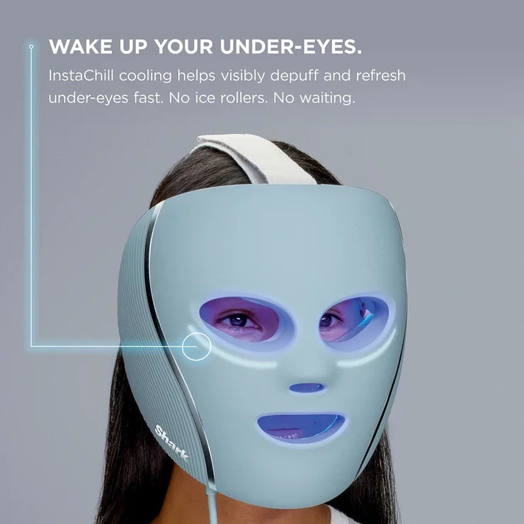 Shark FW312UKPL CryoGlow Under-Eye Cooling &amp; LED Anti-Ageing &amp; Blemish Repair Mask in Lilac Chill