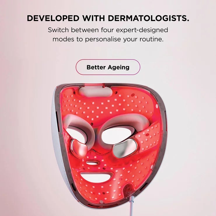 Shark FW312UKPL CryoGlow Under-Eye Cooling &amp; LED Anti-Ageing &amp; Blemish Repair Mask in Lilac Chill