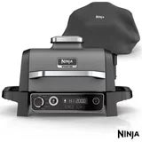 Ninja OG703UK Woodfire Electric BBQ Grill &amp; Smoker in Grey