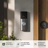 Ring Plug-In Video Doorbell Pro (3rd Gen) Satin Nickel + Chime (3rd Gen)