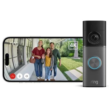 Ring Plug-In Video Doorbell Pro (3rd Gen) Satin Nickel + Chime (3rd Gen)