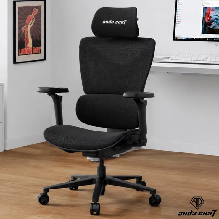 anda seaT X-Air Pro Mesh Gaming Chair, Black