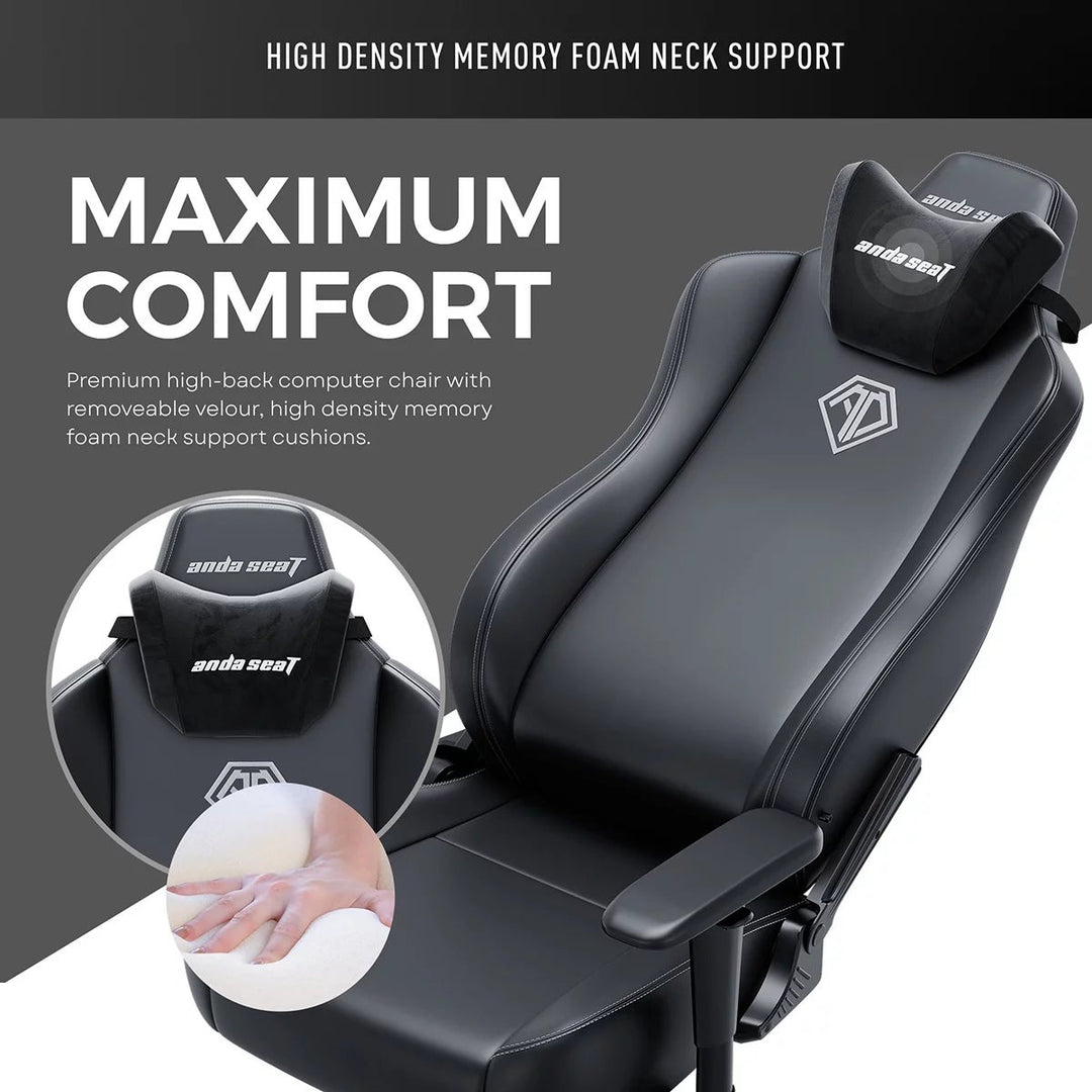 anda seaT Novis Max Extra Large Gaming Chair, Black
