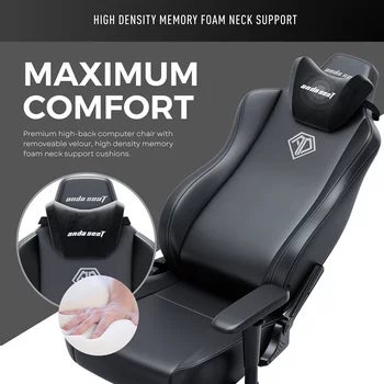 anda seaT Novis Max Extra Large Gaming Chair, Black