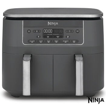Ninja DZ300UK 6-in-1 Dual Zone Air Fryer in Gun Metal Grey