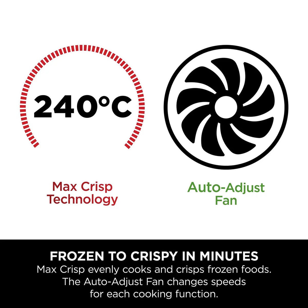 Ninja DZ300UK 6-in-1 Dual Zone Air Fryer in Gun Metal Grey