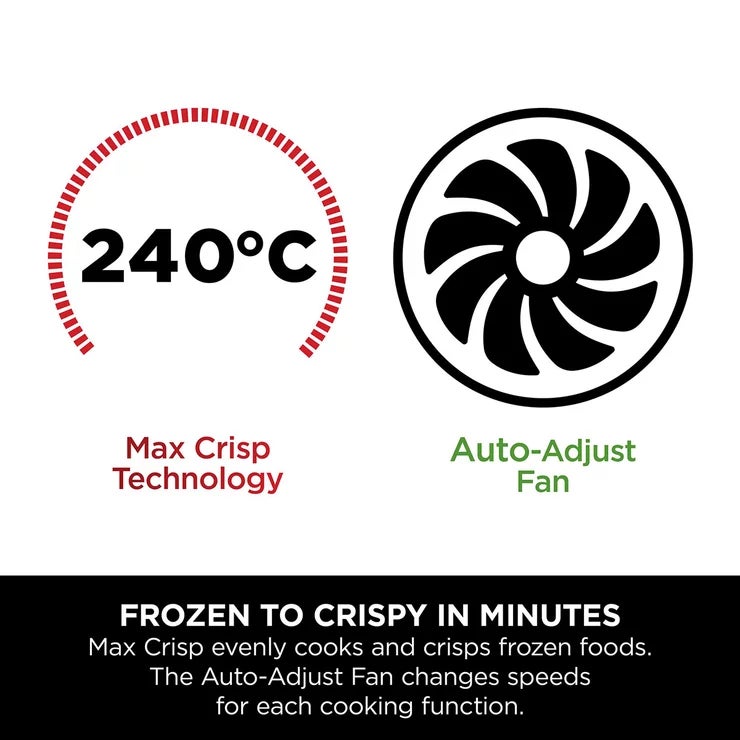 Ninja DZ300UK 6-in-1 Dual Zone Air Fryer in Gun Metal Grey