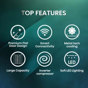 Hisense PureFlat RS818N4TFC, Non Plumbed Side By Side Fridge Freezer, C Rated In Black