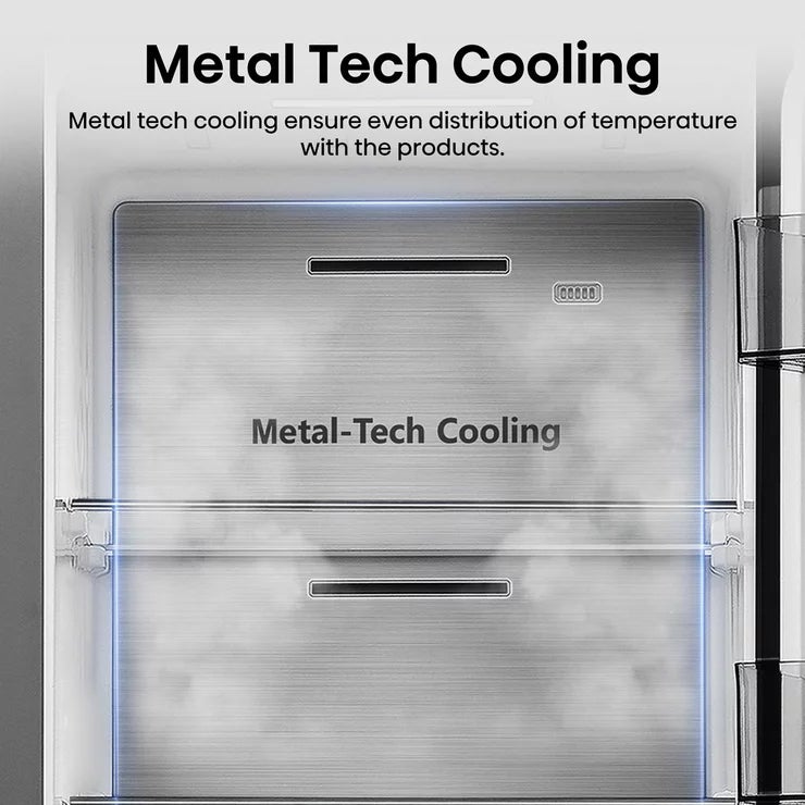 Hisense PureFlat RS818N4TFC, Non Plumbed Side By Side Fridge Freezer, C Rated In Black