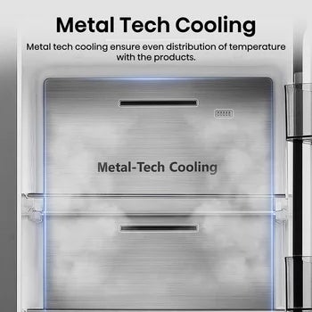 Hisense PureFlat RS818N4TFC, Non Plumbed Side By Side Fridge Freezer, C Rated In Black