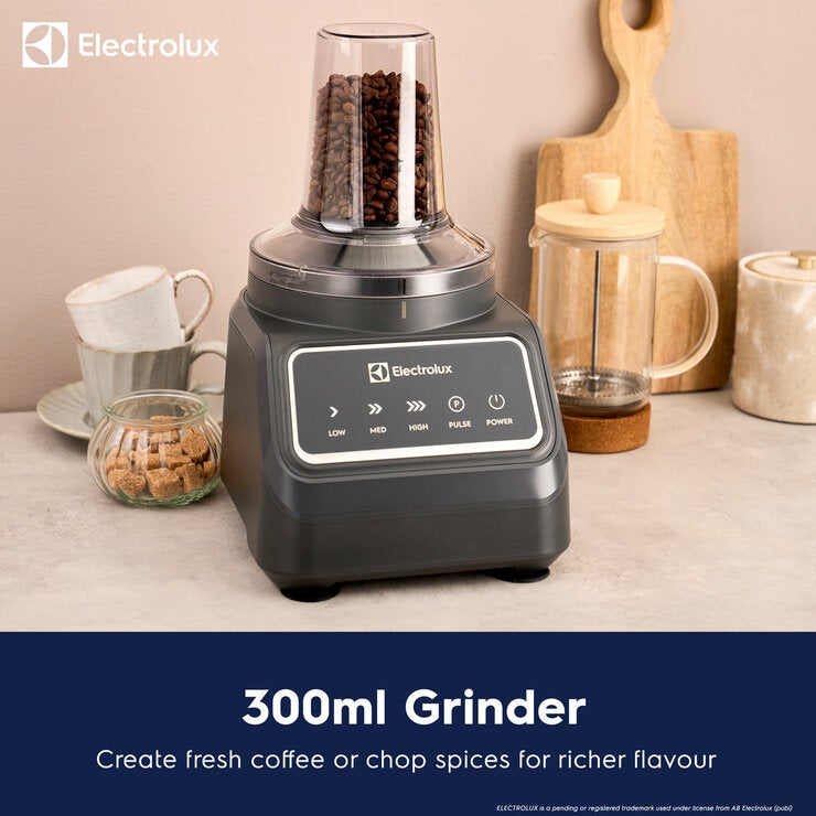 Electrolux SDA2838ELGRY 1000W Multi Food Processor &amp; Blender in Grey