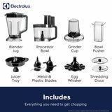 Electrolux SDA2838ELGRY 1000W Multi Food Processor &amp; Blender in Grey