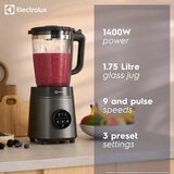 Electrolux SDA2877ELGRY 1400W Digital Blender With Grinder in Grey