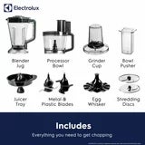 Electrolux SDA2838ELGRY 1000W Multi Food Processor &amp; Blender in Grey
