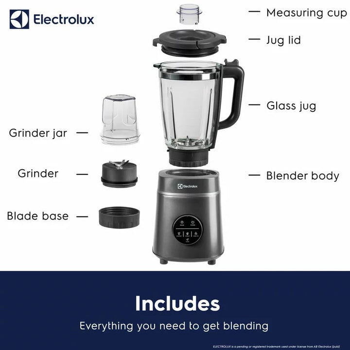 Electrolux SDA2877ELGRY 1400W Digital Blender With Grinder in Grey