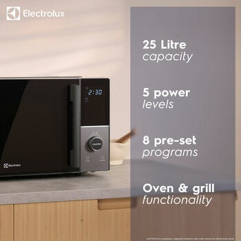 Electrolux SDA2876ELGRY 25L Combination Microwave in Grey