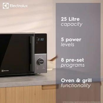 Electrolux SDA2876ELGRY 25L Combination Microwave in Grey