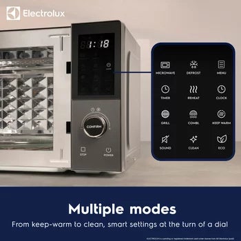 Electrolux SDA2876ELGRY 25L Combination Microwave in Grey