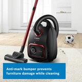 Bosch BGL6POWGB Series 6 Pro Power Bagged Cylinder Vacuum Cleaner in Black