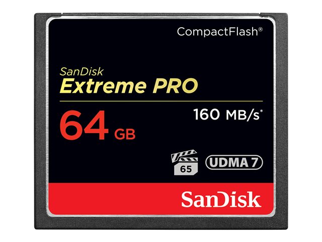 TieDex UK SanDisk Extreme Pro - flash memory card - 64 GB - CompactFlash