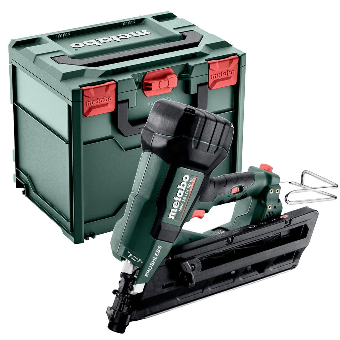 Metabo NFR 18 LTX 90 BL 18V Brushless First Fix Framing Nailer Body Only & Metabox 612090840