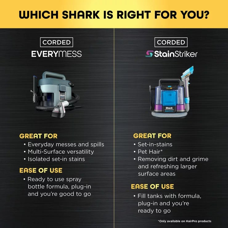 Shark VX110UK EveryMess Portable 3-in-1 Stain Eliminator, Wet &amp; Dry Vacuum