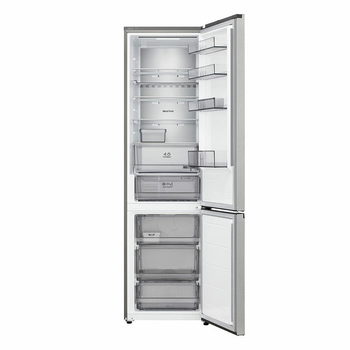 LG Fit &amp; Max, GBBS524CPY Fridge Freezer, C Rated in Silver