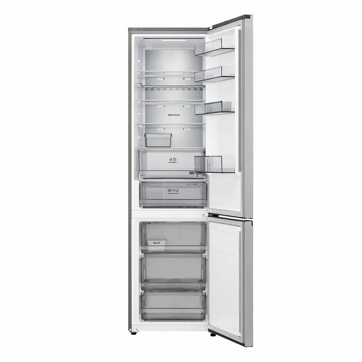 LG Fit &amp; Max, GBBS524CPY Fridge Freezer, C Rated in Silver
