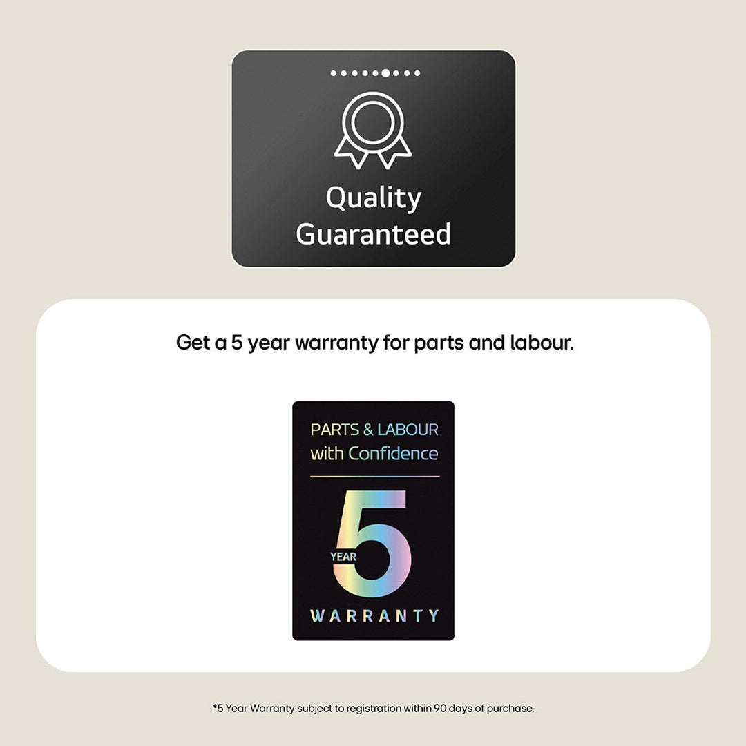 LG Series 2 W4X1095NNK, 9/5kg Washer Dryer, E Rated in Black