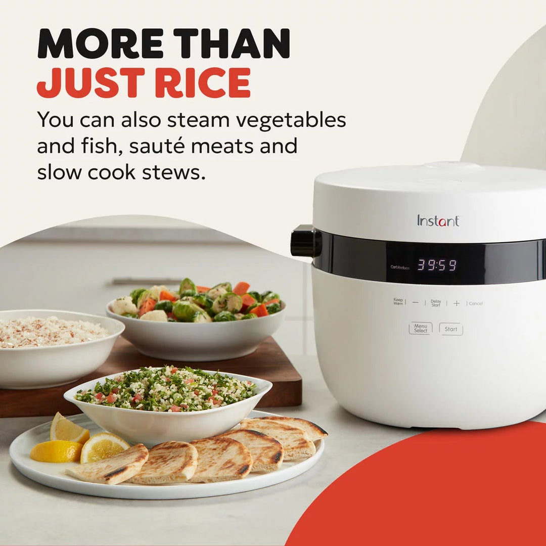 Instant Pot 5L / 20 Cup Rice Cooker &amp; Steamer in White