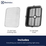 Electrolux SDA2980ELGRY Double Stacked 12L Air Fryer in Grey