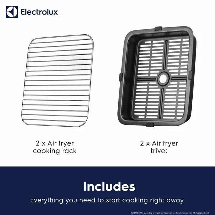 Electrolux SDA2980ELGRY Double Stacked 12L Air Fryer in Grey