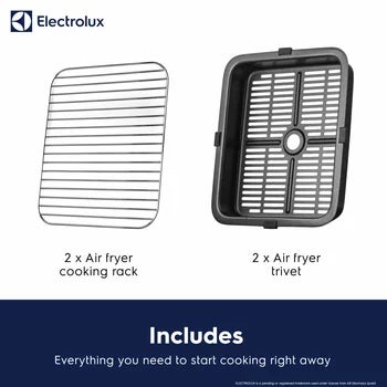 Electrolux SDA2980ELGRY Double Stacked 12L Air Fryer in Grey