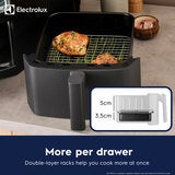 Electrolux SDA2980ELGRY Double Stacked 12L Air Fryer in Grey