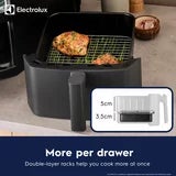 Electrolux SDA2980ELGRY Double Stacked 12L Air Fryer in Grey