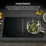 Hisense Hi6 HEH8432BSCWF 83cm Induction Hob with Bridge Zone in Black For External / Recirculation Ventilation