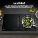 Hisense Hi6 HEH8432BSCWF 83cm Induction Hob with Bridge Zone in Black For External / Recirculation Ventilation