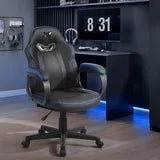 X Rocker Mythos Mid-Back Gaming Chair, Black/Blue